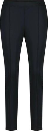 Marc Cain Slim-fit Broeken - Dames - Slim Fit Broeken - Zwart - 2XL - Broeken