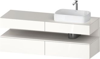 Duravit Qatego Consola Mueble Bajo Lavabo, 2 Extensiones, 2 - Duravit