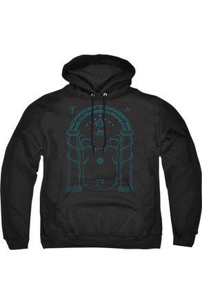 Gildan Lord Of The Rings Doors Of Durin Adult Pull Over Hoodie / Hooded Sweatshirt