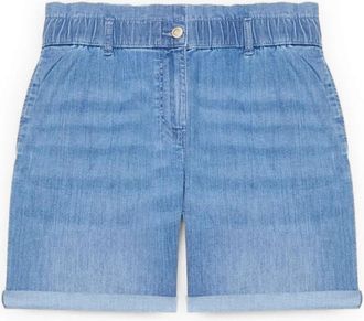 Fiorella Rubino Straight Jeans - Dames - Denim shorts - Blauw - 2XL - Korte Broeken
