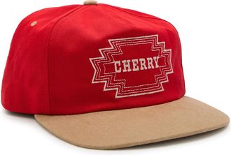 Cherry Los Angeles Navajo 5 Panel Embroidered Woven cap - Red - One Size