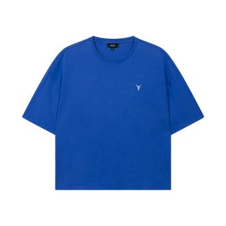 ALIX The Label Alix The Label - Tour T-shirt - Dames - Tops - Blauw - Maat: XS Katoen