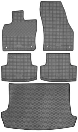 OEM Volkswagen T-roc Suv Desde Diciembre De 2017. Juego De Alfombrillas De Goma Para Coche Y Alfombrilla Para Maletero