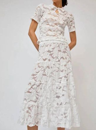 No.6 Store Rema Cotton Blend Top In White