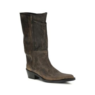 Khaite Clive Calf Leather Pointed-toe Boots