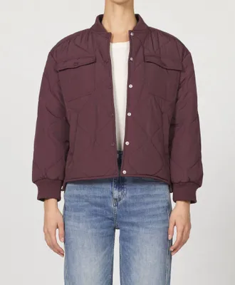 Dear John Denim Raiden Button Front Jacket In Fig