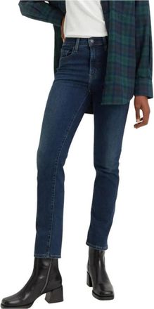 Levi's Slim-fit Jeans - Dames - Slim Fit Jeans - Blauw - W26 L32 - Denim - Jeans