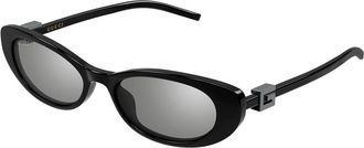 Gucci GG1680S 007 Womens Sunglasses Black Size 52 - Free RX Lenses - Free RX Lenses