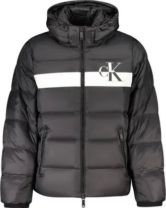 Calvin Klein Black Nylon Mens Mens Jacket