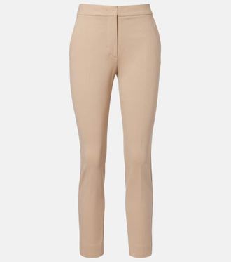 Max Mara Pegno jersey cropped slim pants
