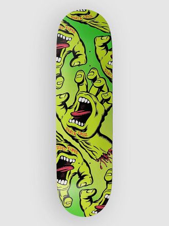 Santa Cruz Crowded Hand 8.5 Skateboard Deck geel