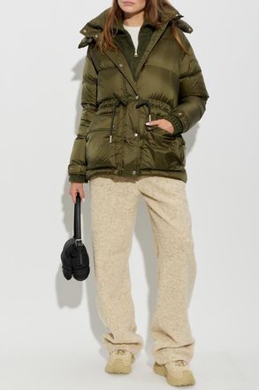 Moncler Puffer Jacket Sesie, Womens, Green