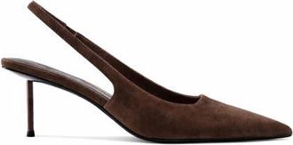 Femme G55 Suede Slingback Pump in Brown at Nordstrom, Size 13