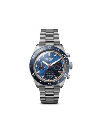 Shinola The Mooncraft Monster Chrono 43 mm horloge - Blauw