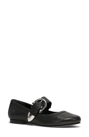 Frye Carson Mary Jane Flat in Black at Nordstrom, Size 8.5