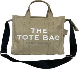 Marc Jacobs Beige Canvas Handbag Tote Bag (Pre-Owned)