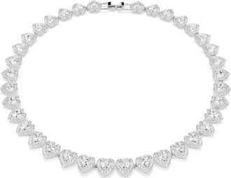 Swarovski Ariana Grande Tennis Ketting - Dames - Kettingen - Grijs - ONE Size - Accessoires