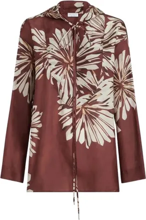 Brunello Cucinelli Dames, Blouses & Shirts, Bruin, Maat: S