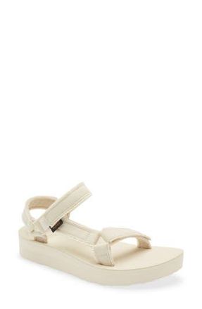 Teva Midform Universal Canvas Sandal in Birch at Nordstrom Rack, Size 11