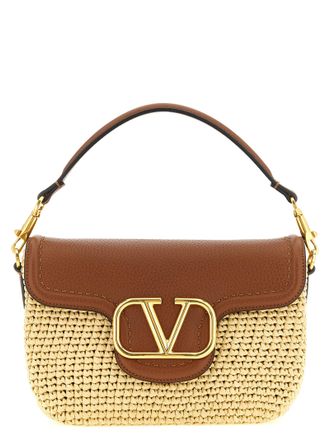 Valentino Garavani Brown Viscose Shoulder Womens Bag