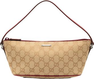 Gucci Borsa a spalla Boat in tela GG 2000-2015 - Marrone