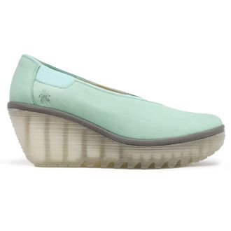 FLY London YOZA438FLY Cupido Leather Womens Comfort Shoes - Spearmint - Size:UK 4