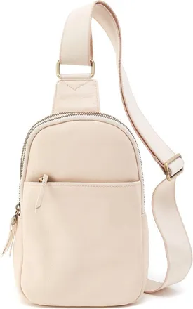 Hobo Cass Leather Sling Bag in Cream at Nordstrom