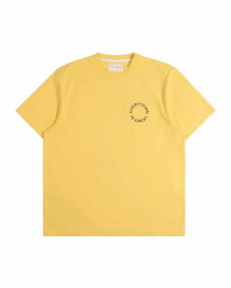 Far Afield Mens Graphic Short Sleeved T-Shirt In Yellow