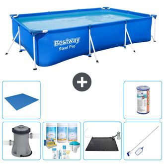 Bestway Piscina Bestway Steel Pro Rectangular - 300x201x66 Cm - 8-piezas S22085