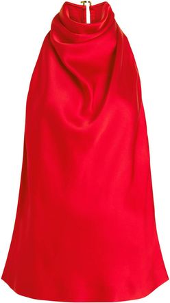 Stella McCartney Stella Mccartney Draped Satin top - Red - 38 (UK6 / XS)