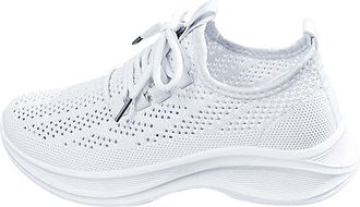 Generic Women Slip on Trainers Lightweight Running Shoes Womens Summer Lightweight Soft Sole Hollow Breathable Casual Versatile Fashion Sports Casual Shoes Wo