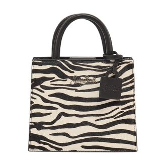 MC2 Saint Barth Tassen, Dames, Zwart, ONE Size, Katoen, Shop Bag Mini