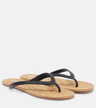 CHRISTOPHER ESBER Palma leather thong sandals