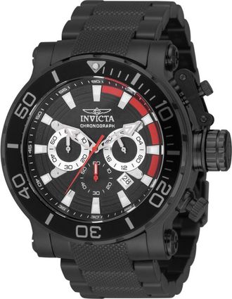 Invicta Coalition Forces 50227 Herenhorloge - Quartz Uurwerk - Roestvrij Staal met Zwarte Wijzerplaat - 52 mm