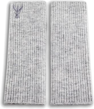 Patrizia Pepe Guanti senza dita a coste - - Accessories - Donna - Grigio - ONE SIZE