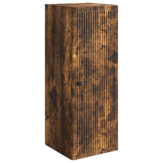 vidaXL Armario De Pared Roble Ahumado 33 X 34,5 X 90 Cm Vidaxl