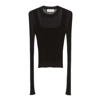 Sportmax Dames, Tops, Zwart, Maat: S Viscose