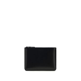 Comme Des Gar&ccedil;ons Black Calf Leather Bos Taurus Mens Wallet