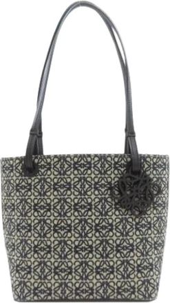 Loewe Pre-owned Canvas Tote Bag - Dames - Vintage Shopper - Beige - ONE Size - Vintage