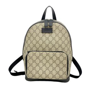 Gucci Black Brown Pvc Backpack (Pre-Owned)