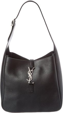 Saint Laurent Le 5 A 7 Small Leather Hobo Bag