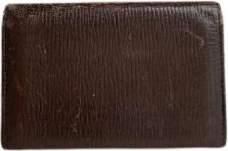 Loewe Pre-owned Compact Bifold Portemonnee - Dames - Vintage Accessoires - Bruin - ONE Size - Leer - Vintage