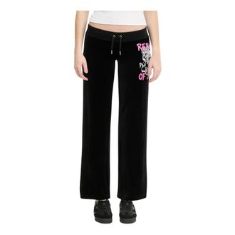 Juicy Couture Broeken, Dames, Zwart, S, Katoen, Republic Pant