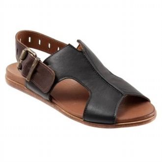 Bueno Womens Willa Slingback Sandals In Black