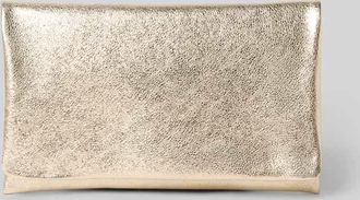 Abro Abro Clutch aus echtem Leder Modell Mimosa in Gold, Größe 1