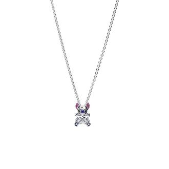 Pandora Disney Stitch Collier Ketting - Dames - Accessoires - Blauw - Maat: 145 CM Leer