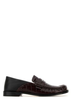 Loewe Tweekleurige Leren Campo Loafers