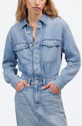 Madewell Denim Midi Shirtdress in Altoona Wash at Nordstrom Rack, Size 14