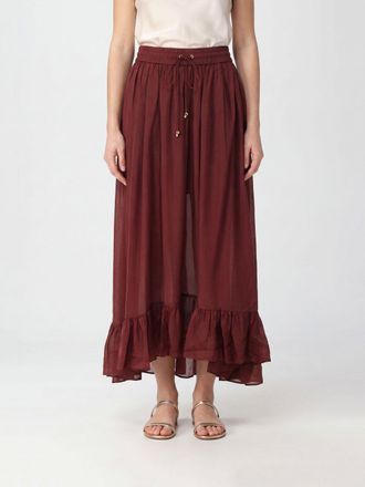 Zimmermann Gonna midi Aster in seta a vita alta con balze