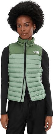 The North Face Terra Peak Vest Womens Coat Slate Moss Bark Mist : SM, Nylon